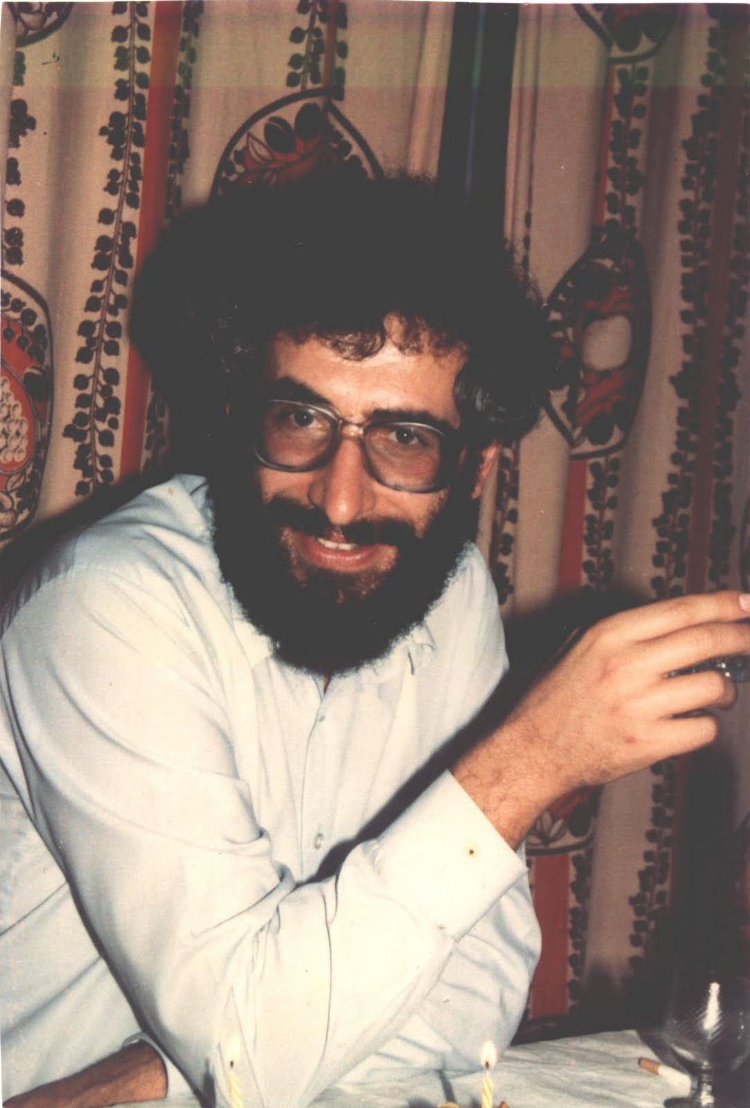 Михаил Бейзер. Квартира Бориса Кельмана, Ленинград, 24 сентября 1986&nbsp;г. Фото Бориса Кельмана
